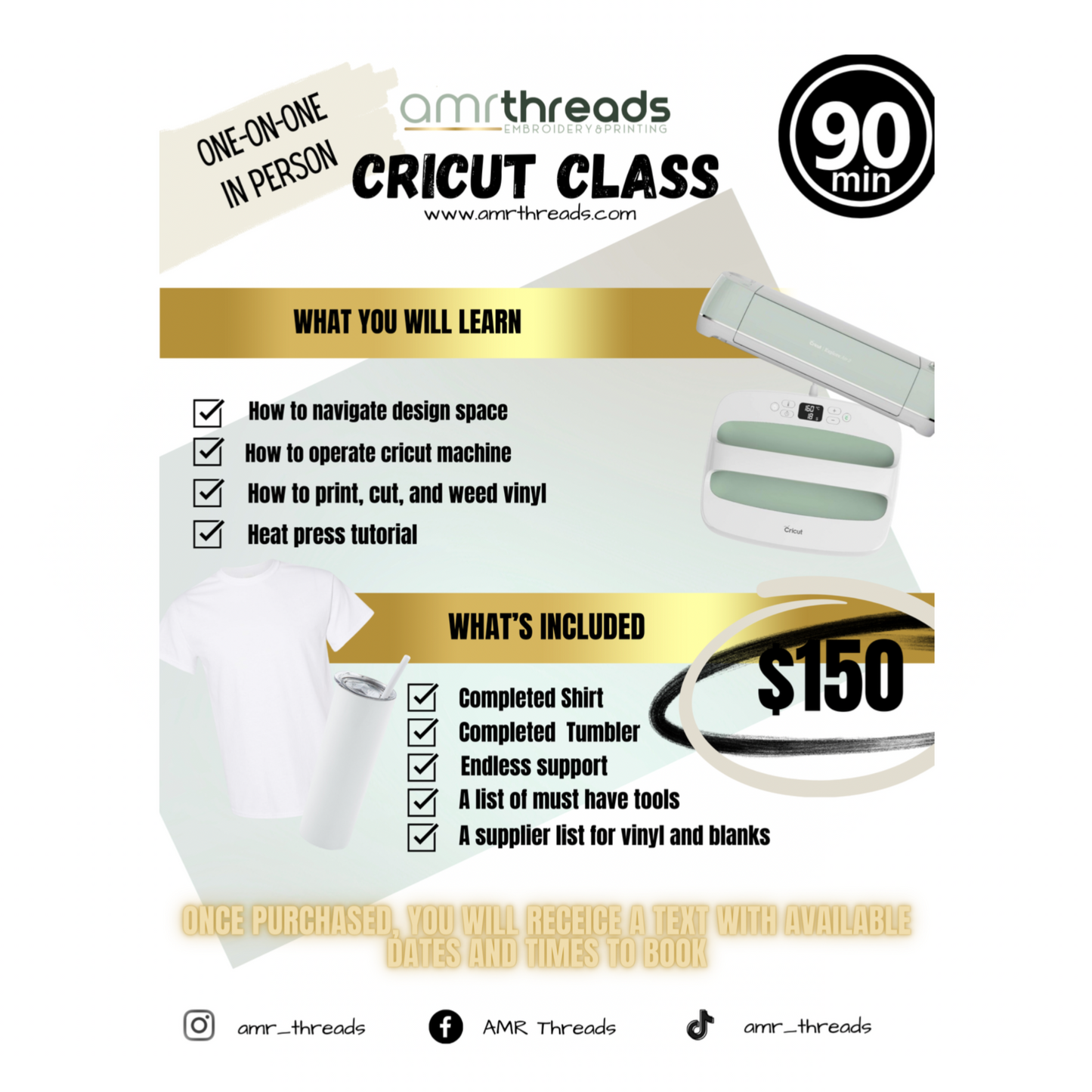One-on-One Cricut Class