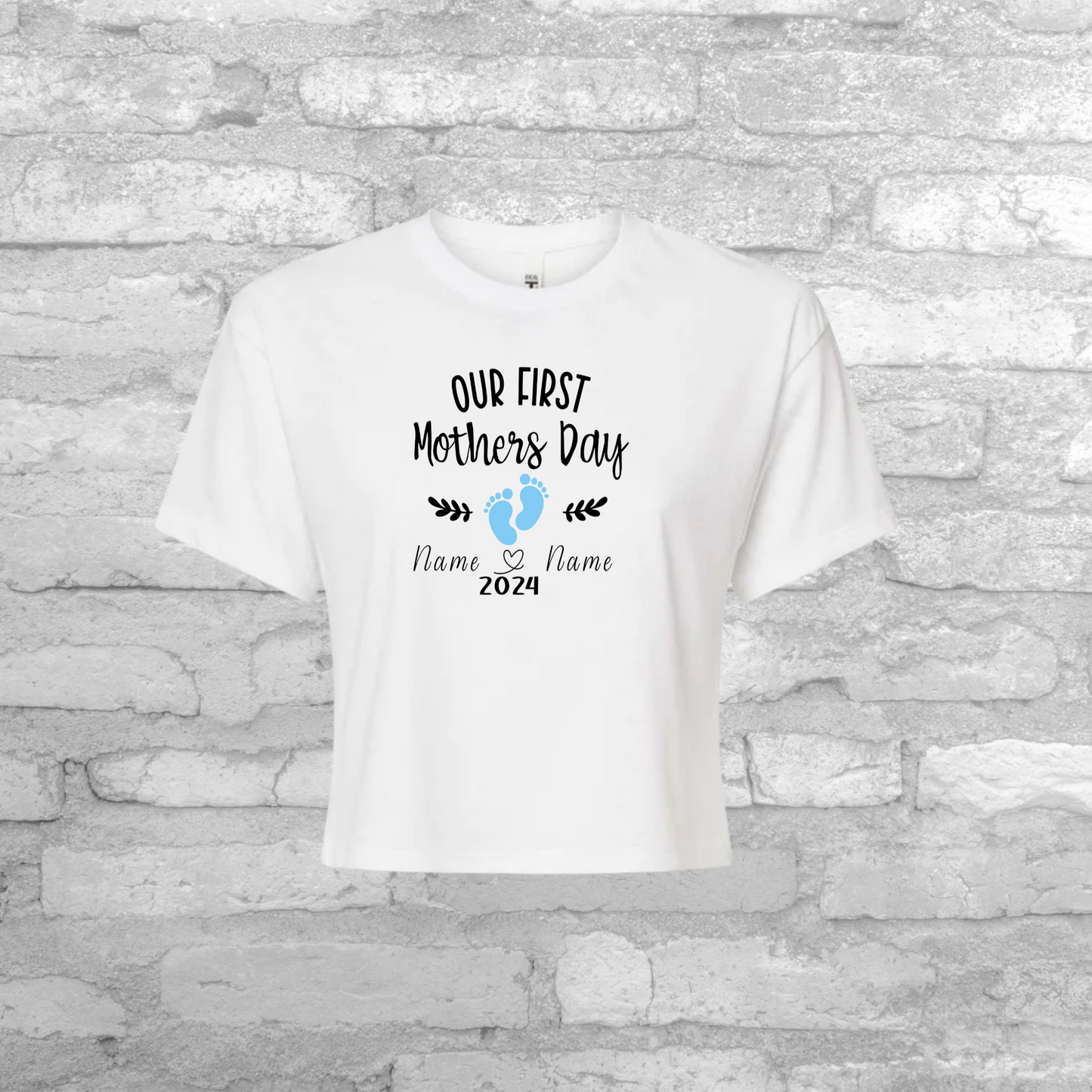 Our First Mother’s Day Crop Tee